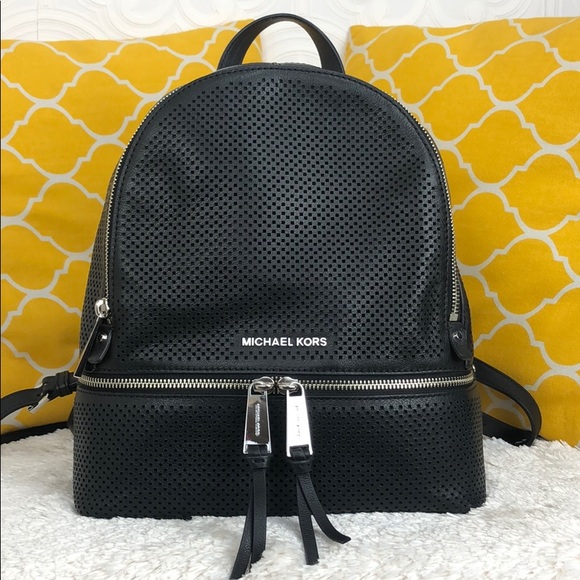 Michael Kors Handbags - 🌸OFFERS?🌸Michael Kors Leather PerforatedBackpack